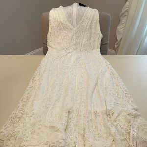 White vintage dress